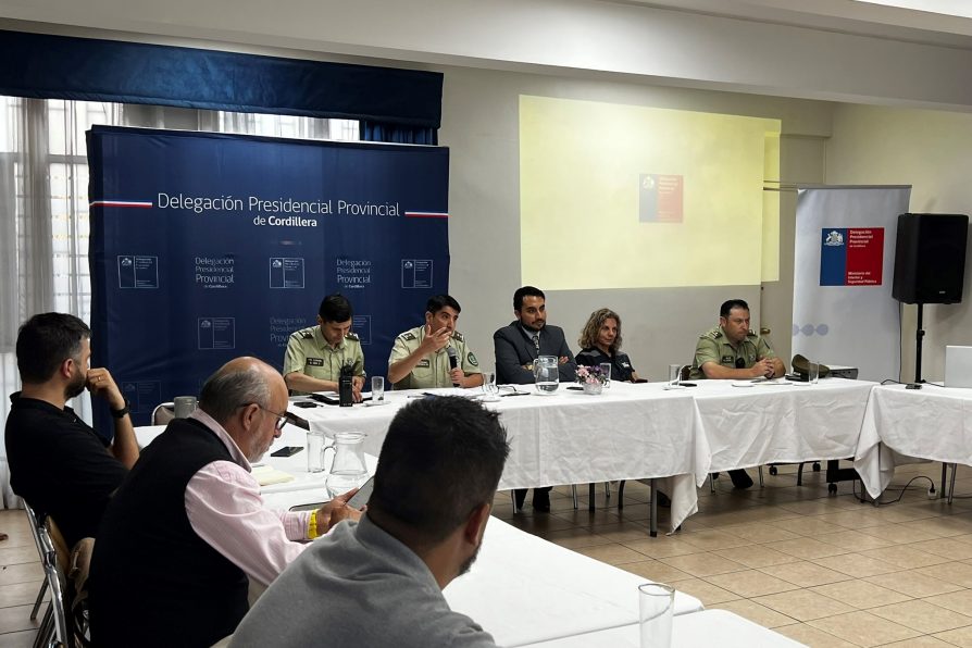 VECINOS DEL SECTOR PONIENTE DE PUENTE ALTO REALIZAN POSITIVO BALANCE EN SEGUNDA MESA DE SEGURIDAD