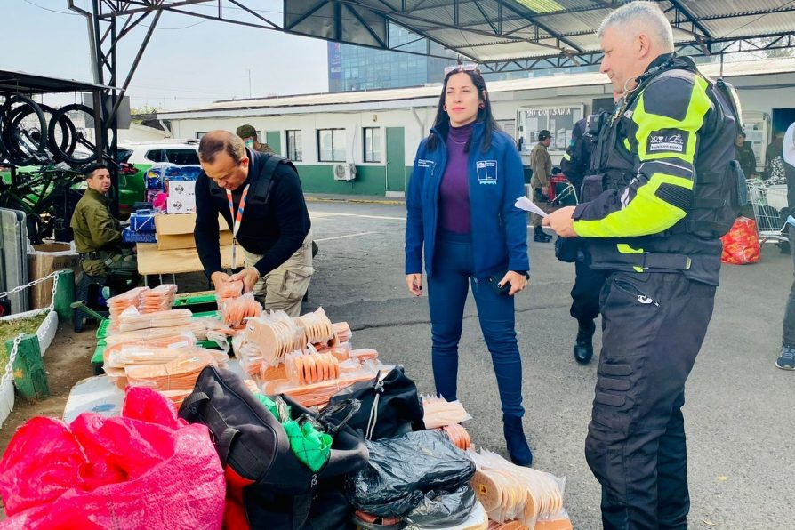 DELEGADA PRESIDENCIAL CORDILLERA COORDINA OPERATIVO DE FISCALIZACIÓN AL COMERCIO AMBULANTE EN CASCO HISTÓRICO DE PUENTE ALTO