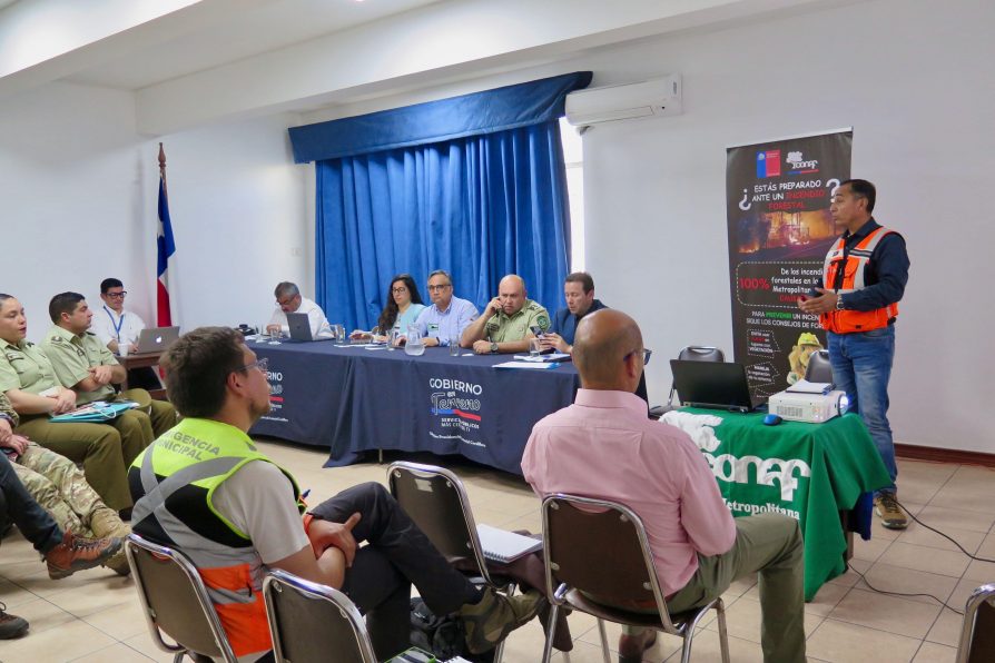 Se realiza segunda sesión de Mesa técnica de incendios temporada alta